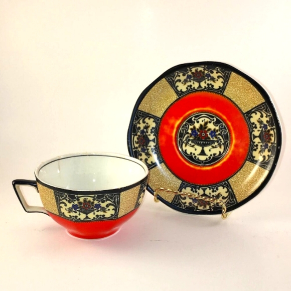Wedgwood & Co England Red Nanette 3-Piece Set - Picture 2 of 4